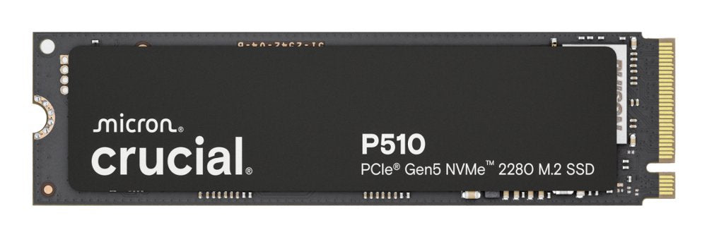 Crucial P510 | 2TB NVMe SSD | M.2 | Gen5 | 11.700MB/s Lezen | 9.500MB/s Schrijven - Matmuis - Matmuis